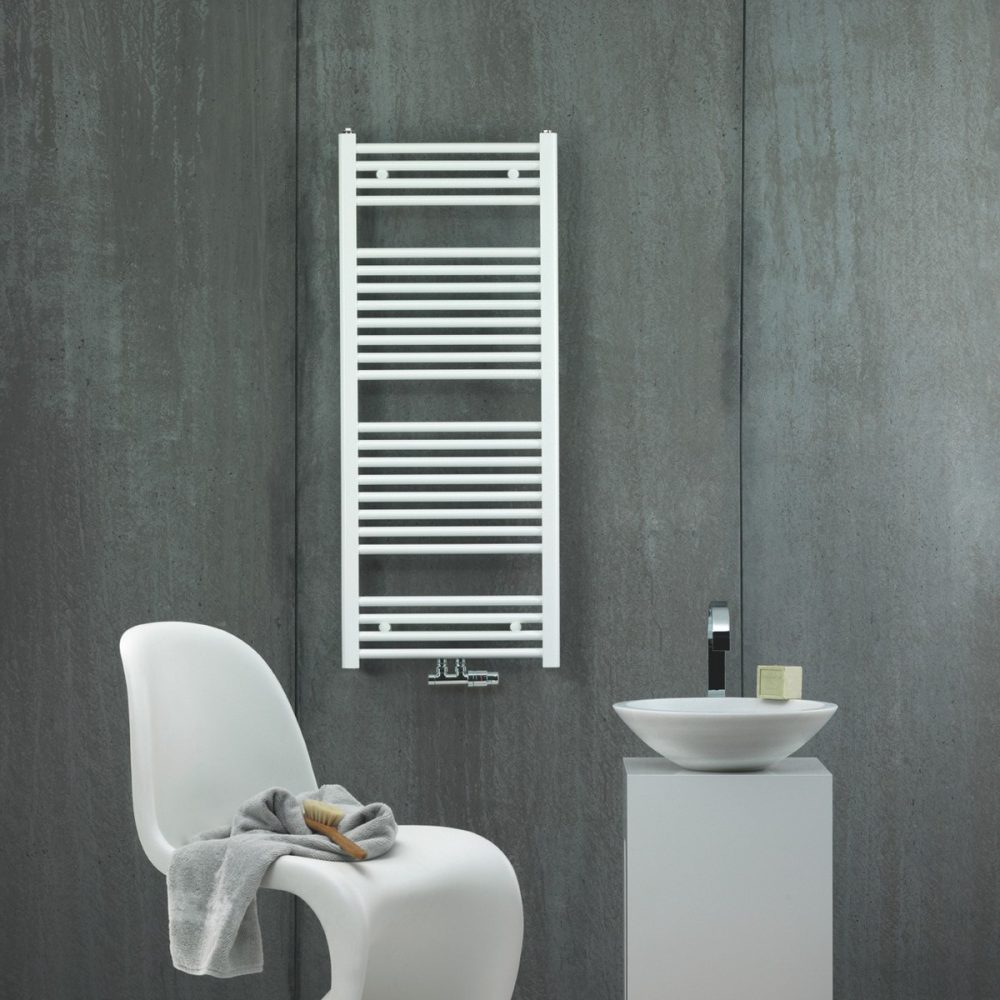 ZEHNDER- HEATED TOWEL RAILS - WHITE
