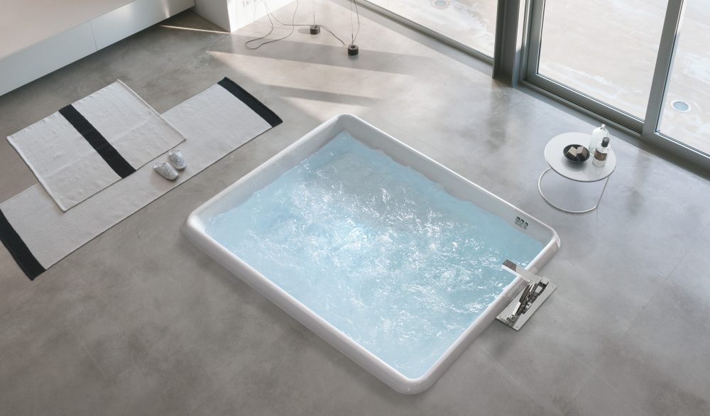 HAFRO BOLLA R 162x112 cm | Built-In Bathtub With Airpool, Whirlpool And Whirlpool Airpool Hydromassage System
