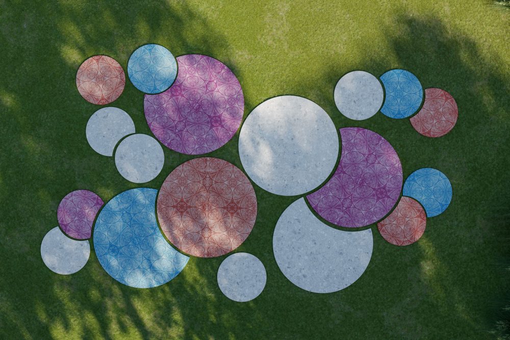 TERZADIMENSIONE  OUTDOOR  RUG STONE  DECOR