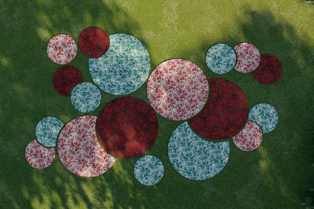 TERZADIMENSIONE  OUTDOOR  RUG STONE  DECOR