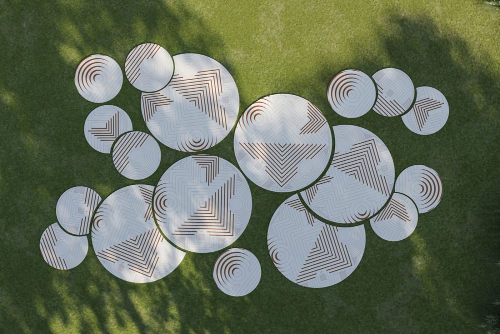 TERZADIMENSIONE  OUTDOOR  RUG STONE  DECOR